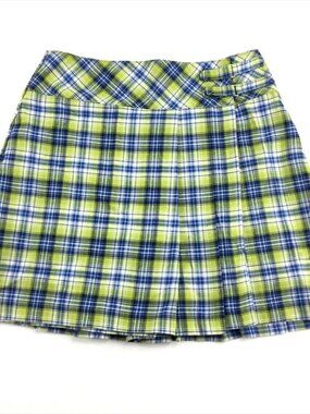 Limited Too Plaid Mini Skort Juniors Size 5